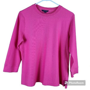 LANDS' End thermal crew neck top Size 10-12